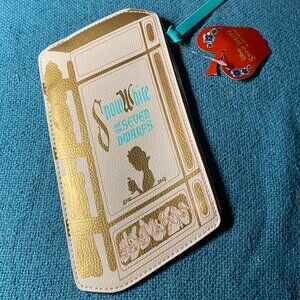 Besame Snow White 1937 Collection Classic Book Cosmetic Bag, Cream, NWT